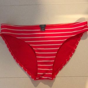 Aerie pink striped bikini bottom
